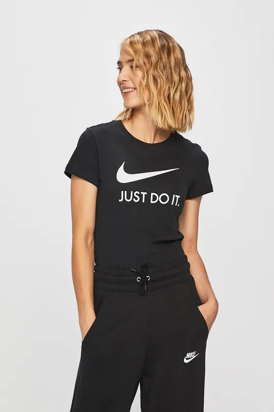 czarny Nike Sportswear - T-shirt Damski