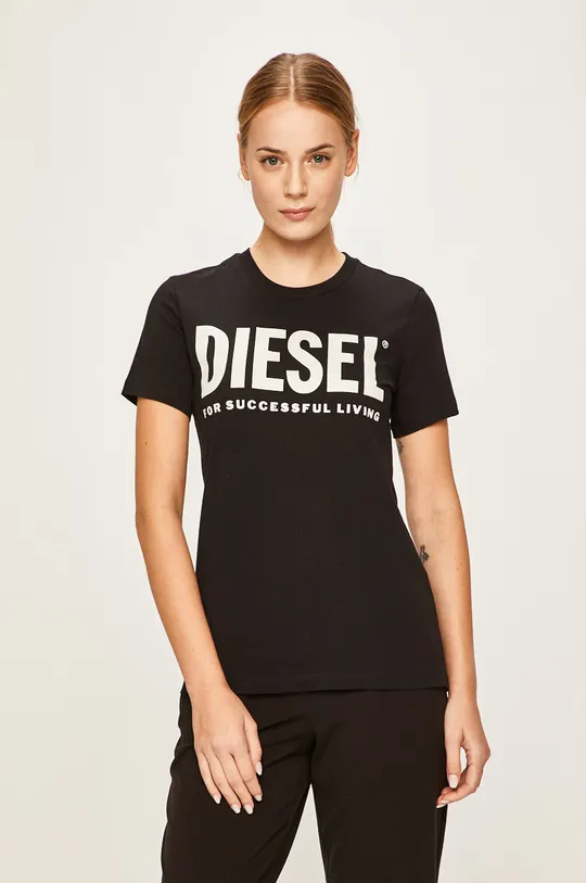 čierna Diesel - Tričko Dámsky