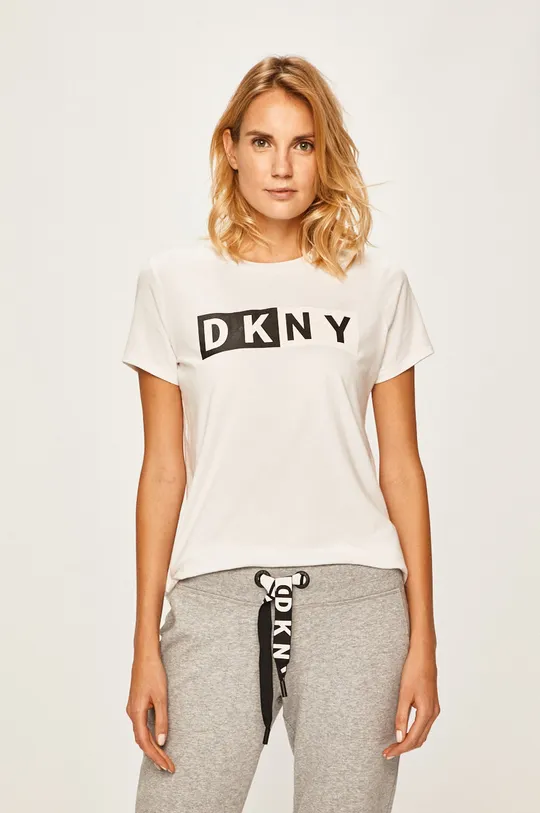 biały Dkny t-shirt DP8T5894 Damski