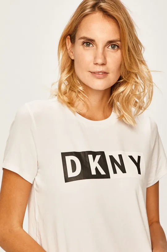 biały Dkny t-shirt DP8T5894