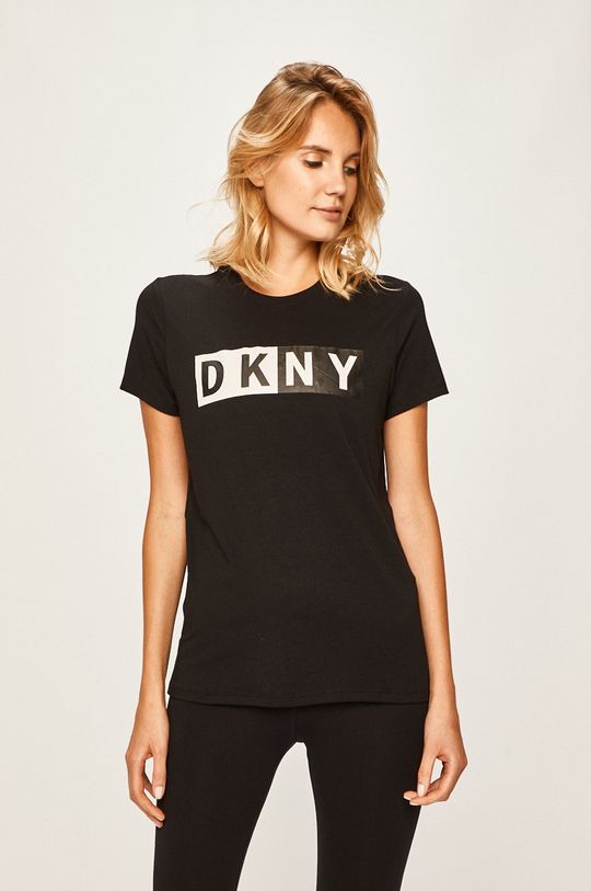 czarny Dkny t-shirt DP8T5894 Damski