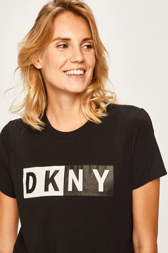 чёрный Футболка Dkny