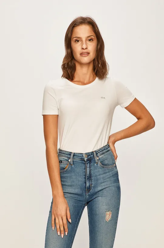 λευκό Lacoste - Μπλουζάκι Γυναικεία