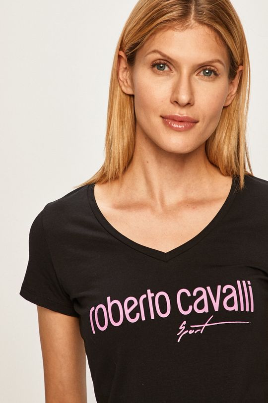Roberto Cavalli Sport - Tricou negru