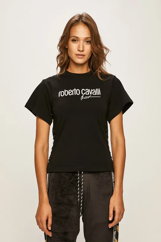 čierna Roberto Cavalli Sport - Tričko Dámsky