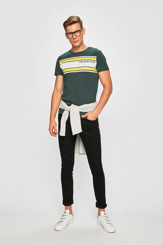 Tom Tailor Denim - Tricou 1013076 1013076 verde AW19