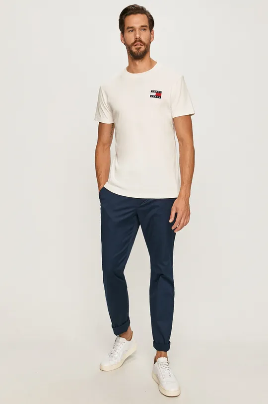 Tommy Jeans - T-shirt DM0DM06595 biały