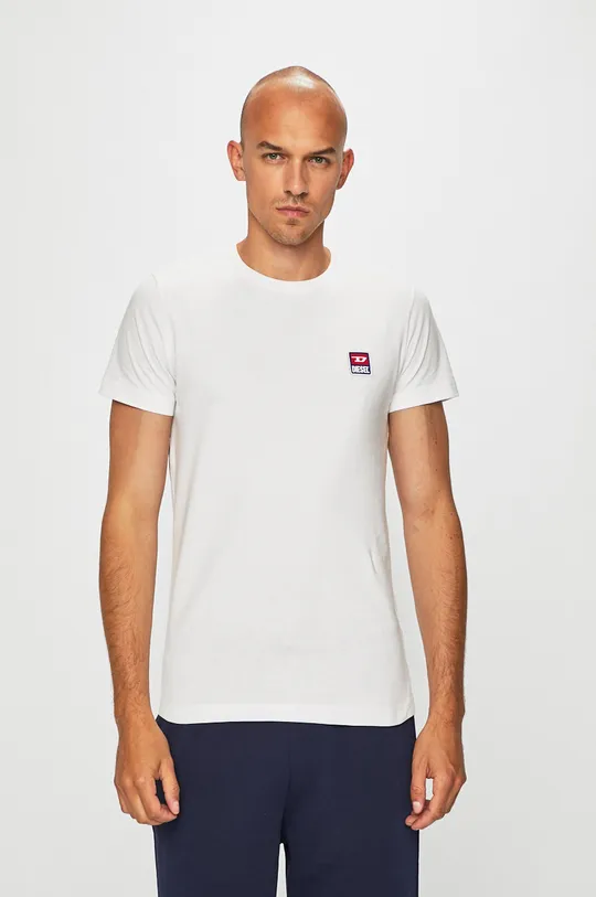biały Diesel - T-shirt Męski