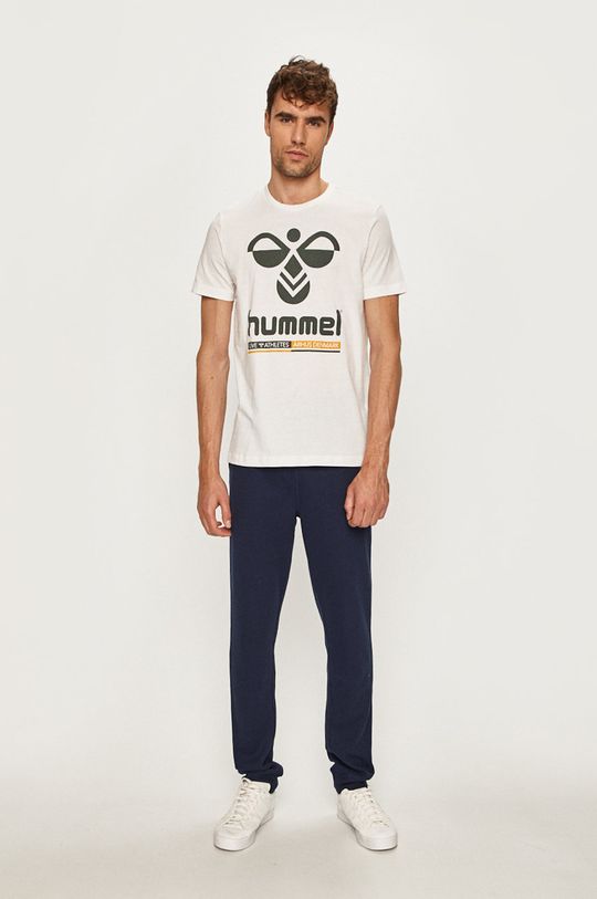 Hummel - Pánske tričko biela