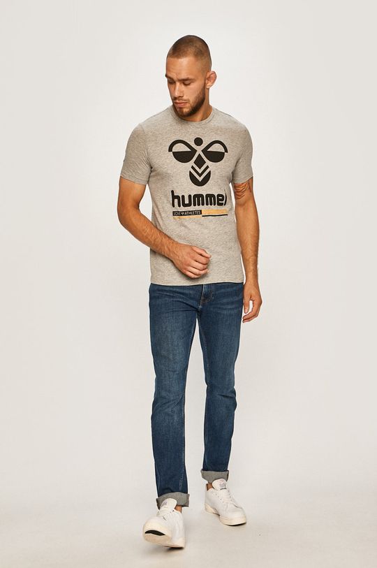 Hummel - Pánske tričko sivá