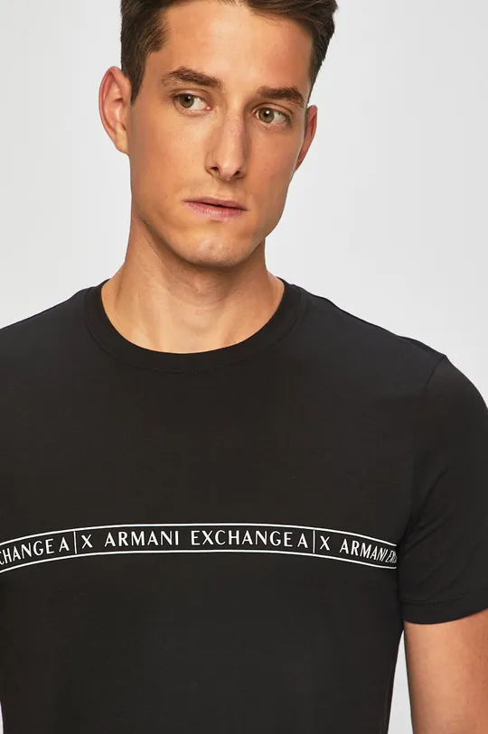 čierna Armani Exchange - Pánske tričko
