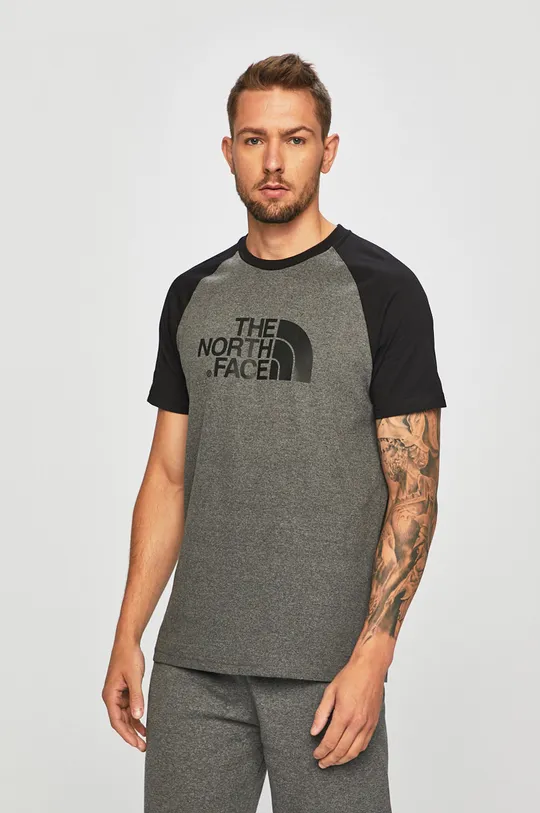 sivá The North Face - Pánske tričko Pánsky