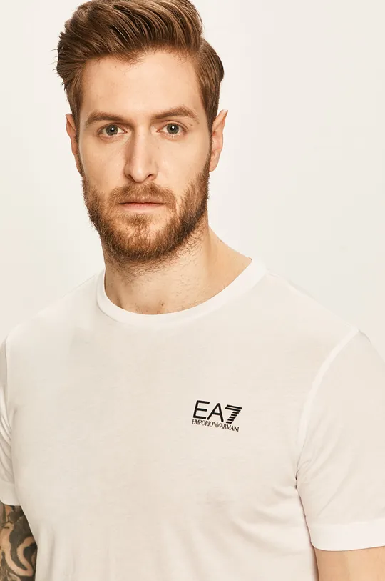 fehér EA7 Emporio Armani - T-shirt