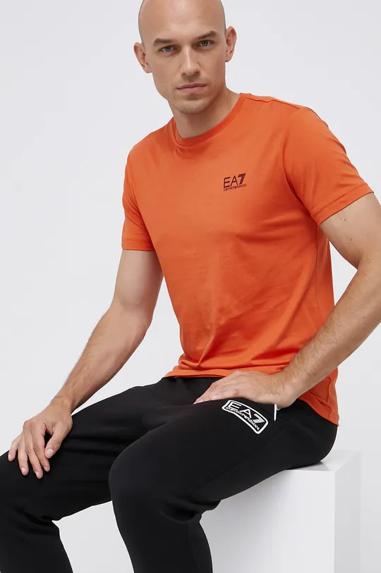 EA7 Emporio Armani - T-shirt PJM9Z.8NPT51 pomarańczowy
