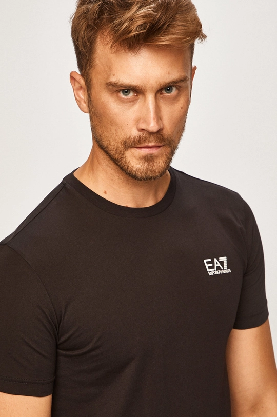 črna EA7 Emporio Armani t-shirt