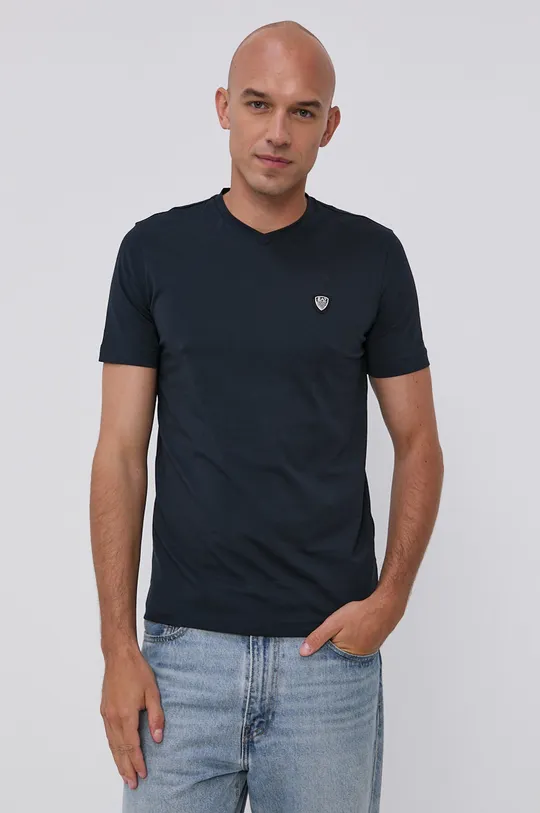 granatowy EA7 Emporio Armani - T-shirt PJ03Z.8NPTL8 Męski