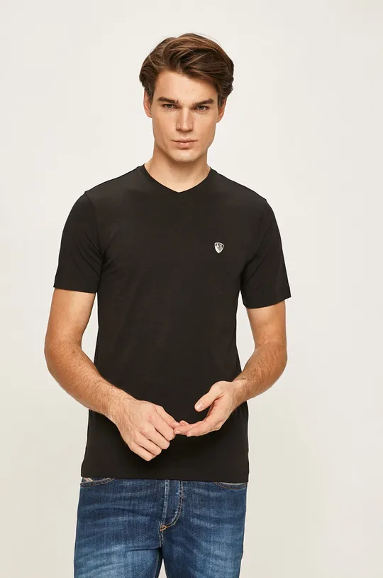 fekete EA7 Emporio Armani - T-shirt