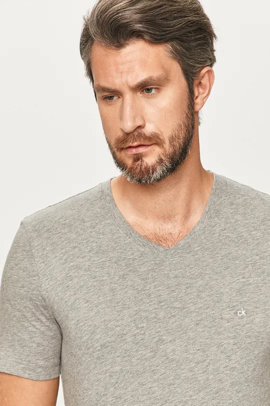 szürke Calvin Klein - T-shirt