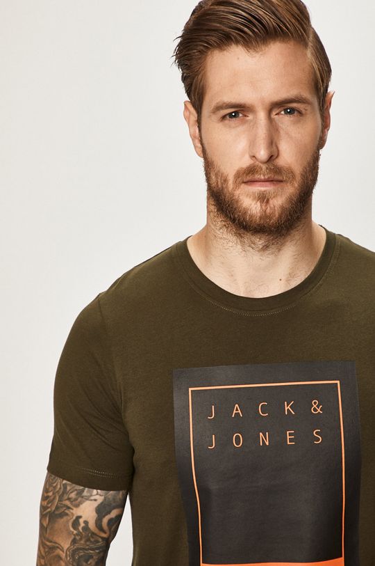 zelená Jack & Jones - Pánske tričko