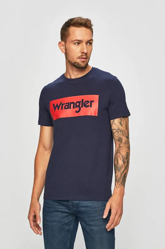 sötétkék Wrangler - T-shirt Férfi