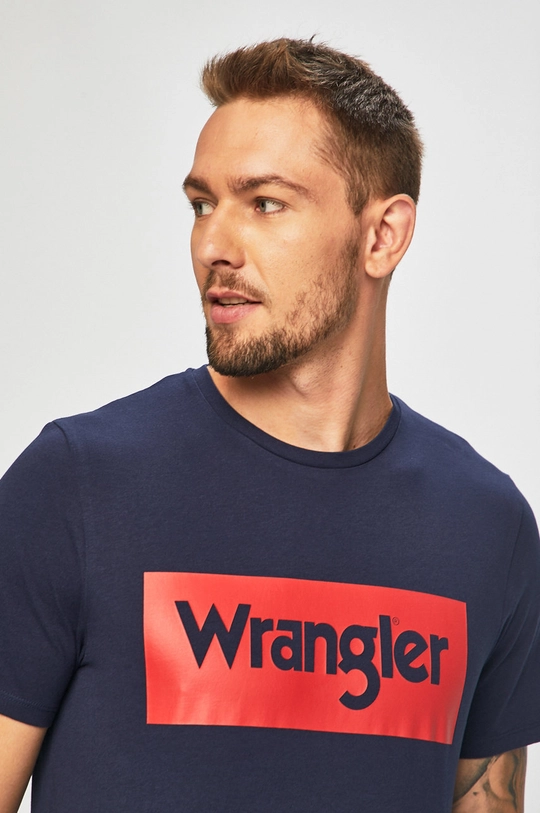 sötétkék Wrangler - T-shirt