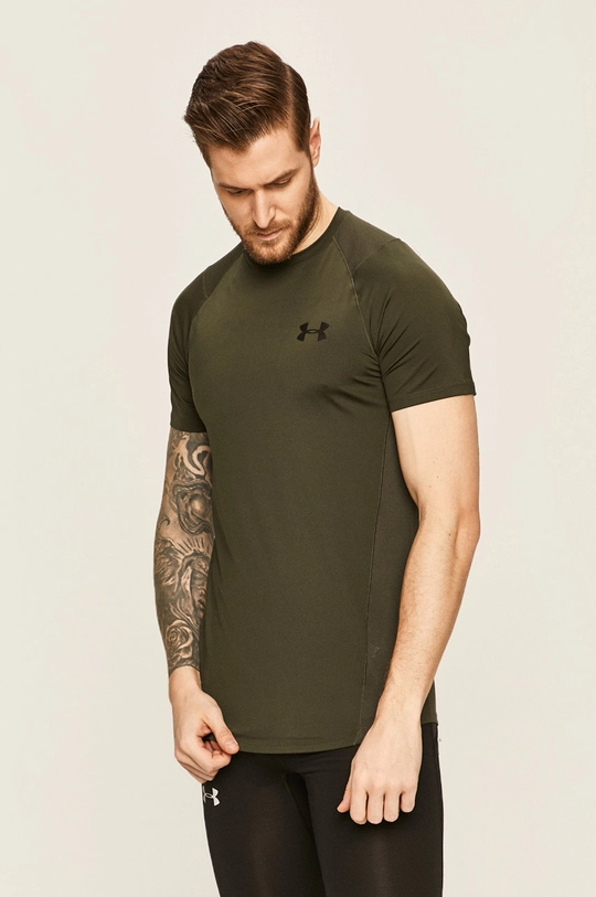 zelená Under Armour - Pánske tričko 1323415. Pánsky