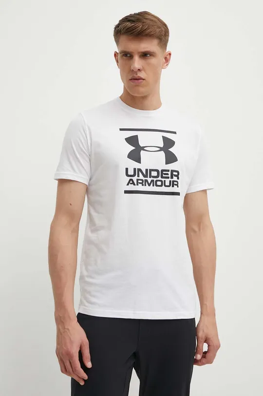 biela Under Armour - Pánske tričko 1326849.