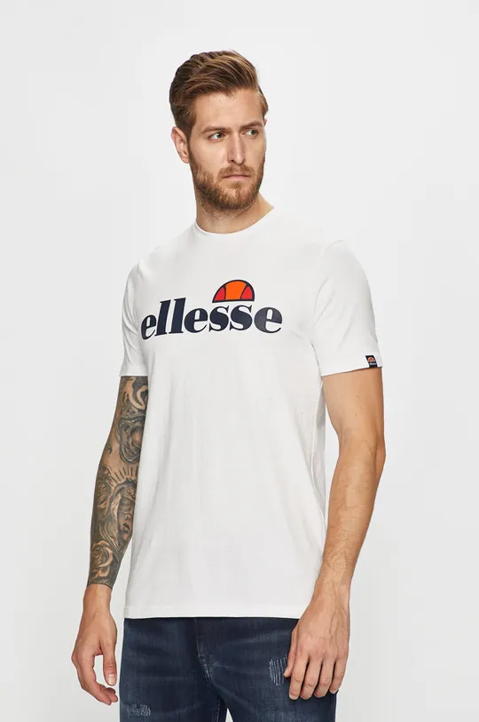 biały Ellesse - T-shirt SL Prado Tee Męski