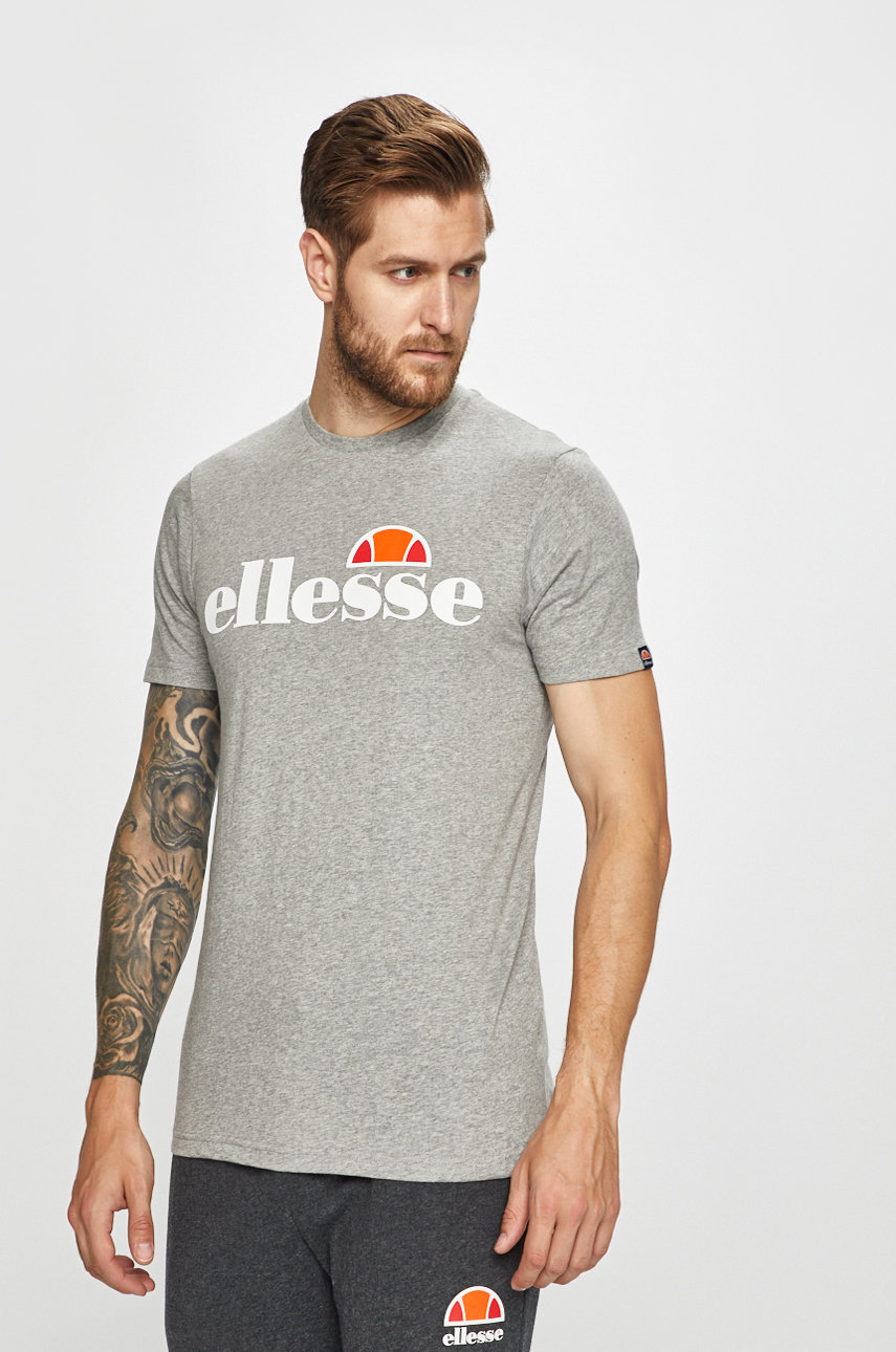 szary Ellesse - T-shirt SL Prado Tee Męski