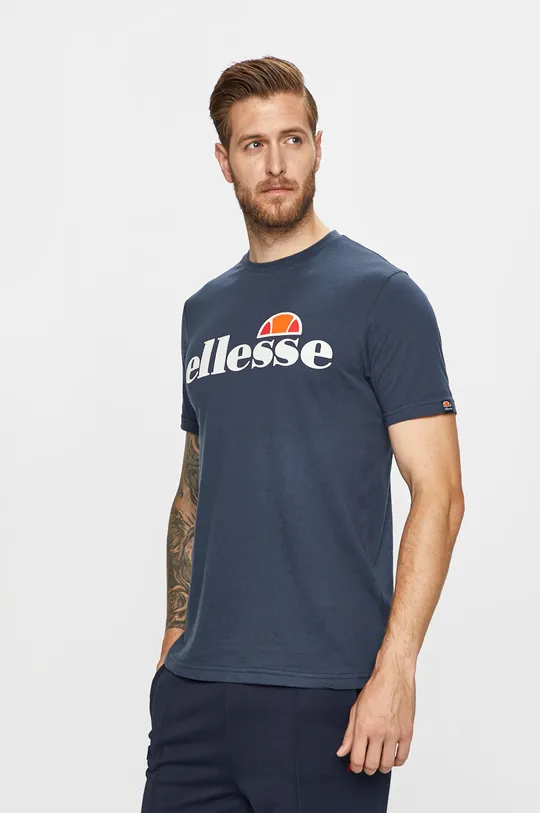mornarsko modra Ellesse T-shirt Moški