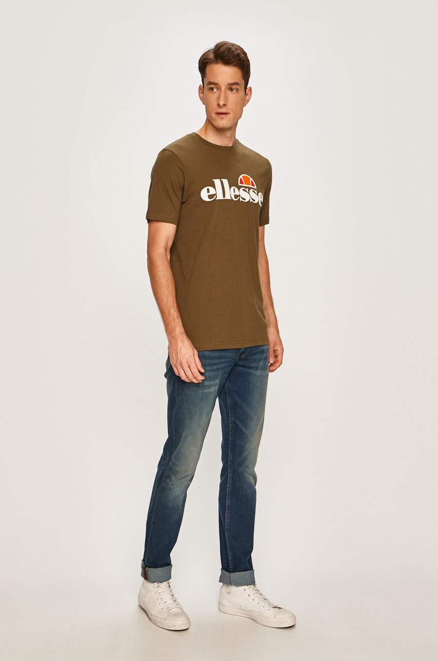Ellesse - Majica prljavo zelena
