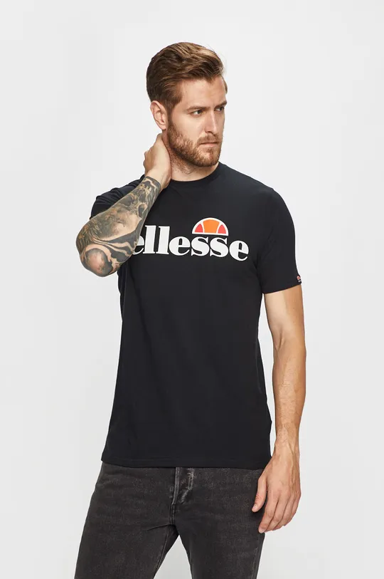 čierna Ellesse - Pánske tričko Pánsky