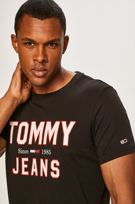 čierna Tommy Jeans - Pánske tričko