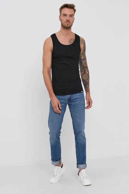 Pepe Jeans T-shirt bawełniany (2-pack) czarny