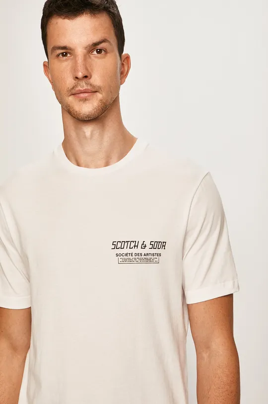 Scotch & Soda - Pánske tričko biela