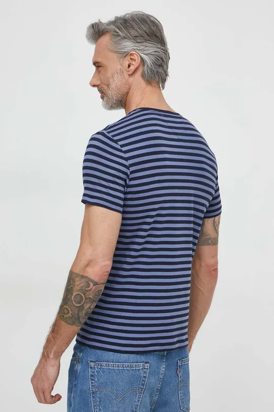 Kratka majica Tommy Hilfiger mornarsko modra