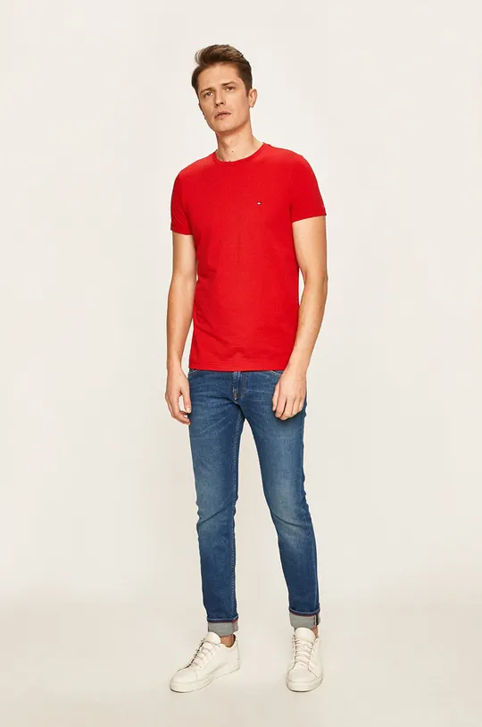 Tommy Hilfiger t-shirt czerwony
