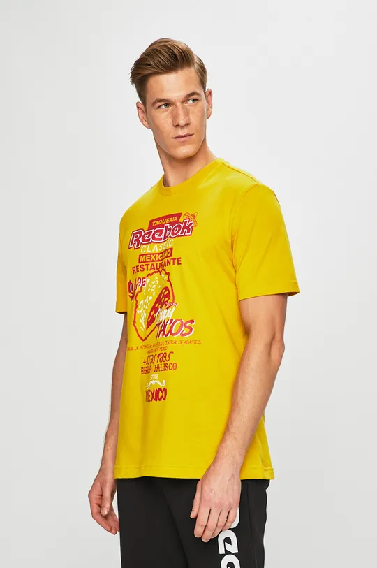 sárga Reebok Classic - T-shirt EA3571 Férfi