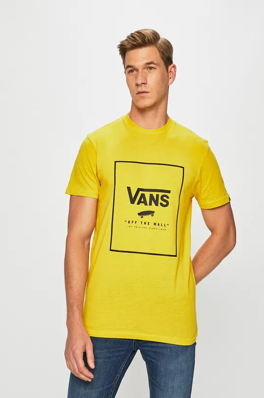 sárga Vans - T-shirt Férfi