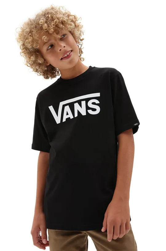 črna Vans otroški t-shirt 122-174 cm Moški