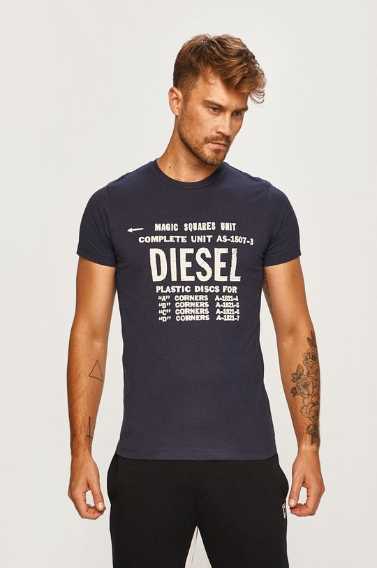 námořnická modř Diesel - Tričko Pánský