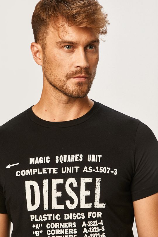 čierna Diesel - Pánske tričko