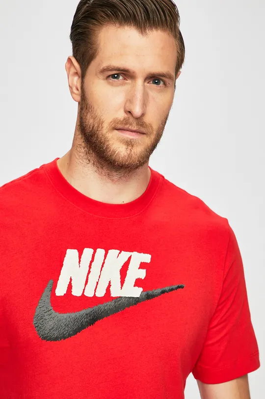 czerwony Nike Sportswear - T-shirt