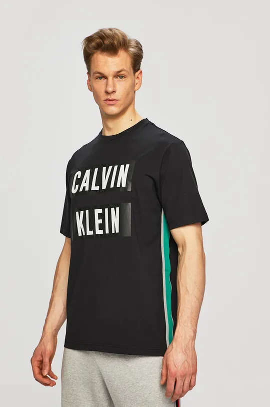 чорний Calvin Klein Performance - Футболка Чоловічий