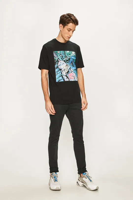 New Balance - Pánske tričko MT93573BK čierna