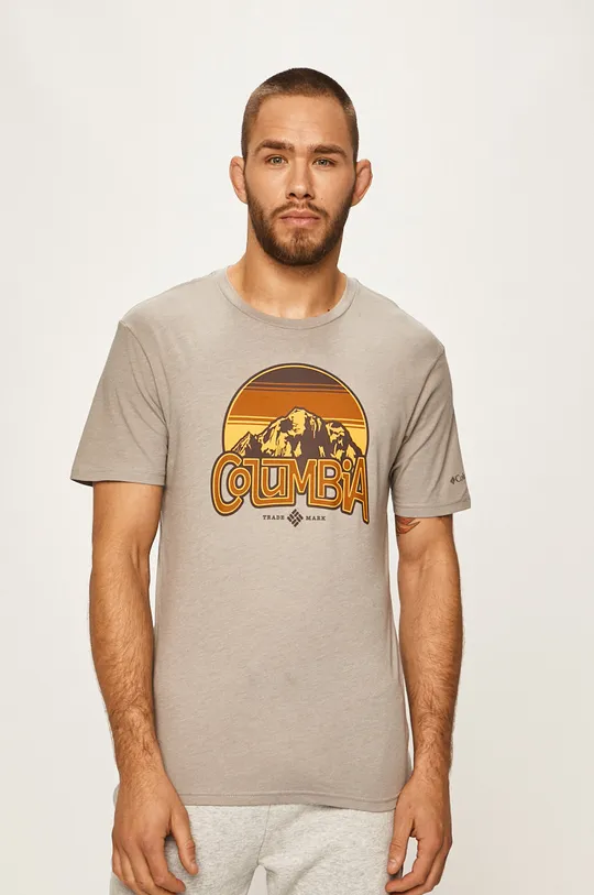 szary Columbia - T-shirt Męski