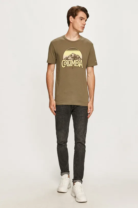 Columbia - T-shirt zielony