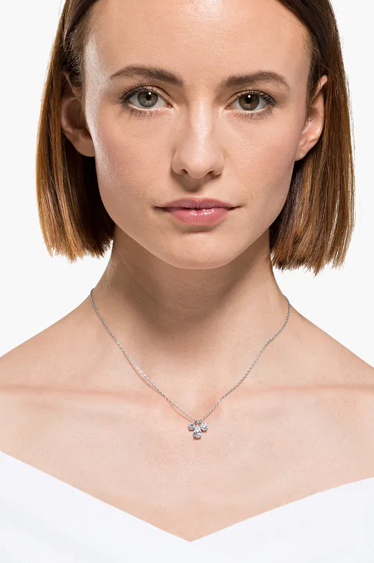 Swarovski ogrlica ATTRACT srebrna
