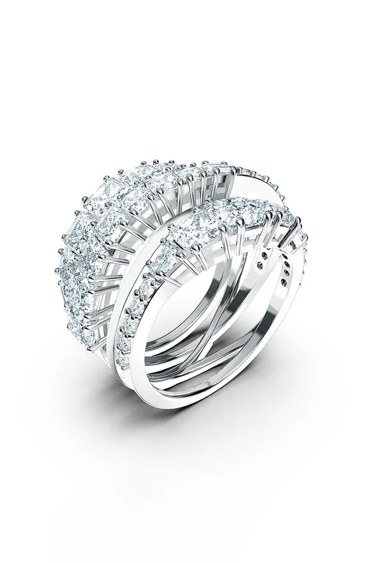 ezüst Swarovski - Gyűrű TWIST Női
