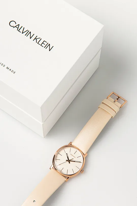 Calvin Klein - Zegarek K8Q336X2 beżowy
